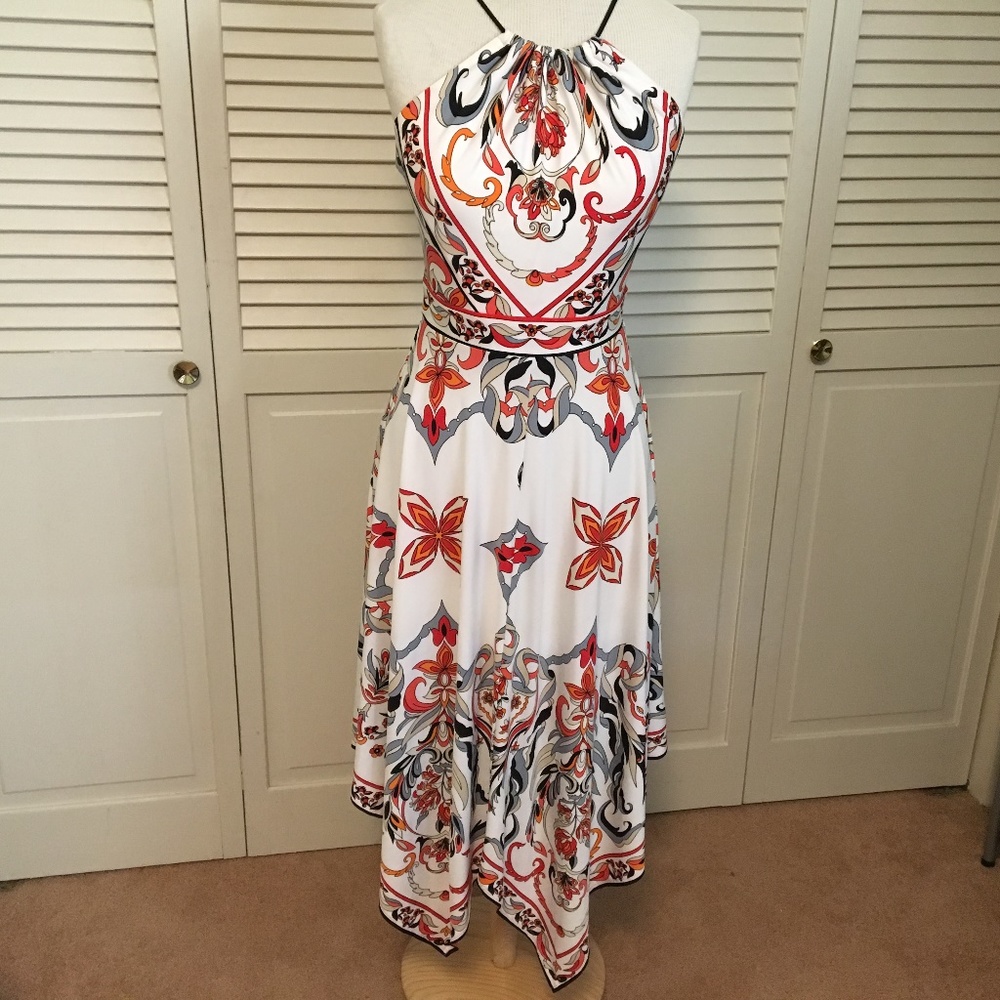 Boston Proper Halter Handkerchief dress - size 2